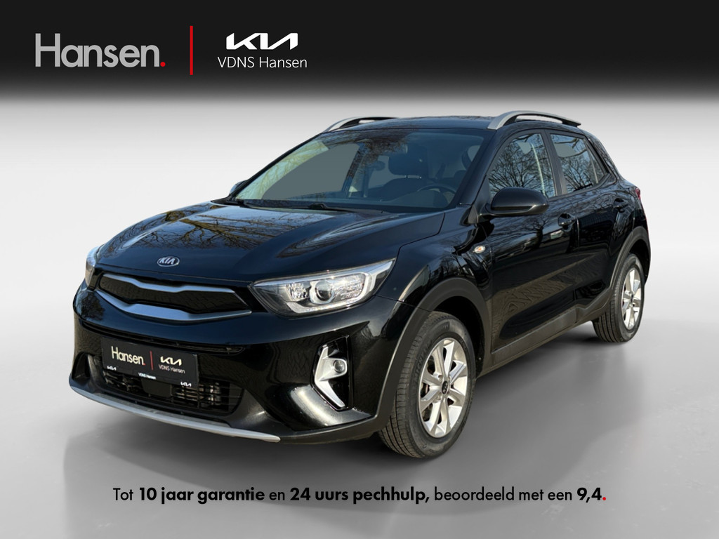 Occasion Kia Stonic zwart SUV Handgeschakeld Benzine Hansen Venray 