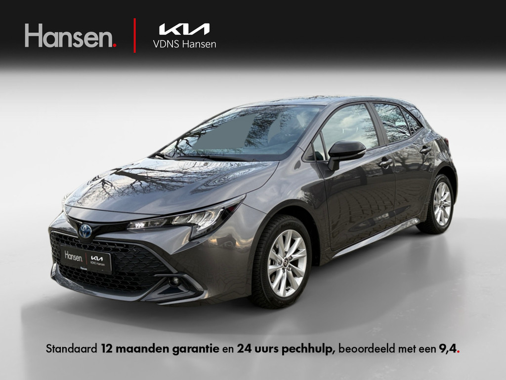Occasion Toyota Corolla grijs Hatchback Automaat Hybride Benzine Hansen Venray 