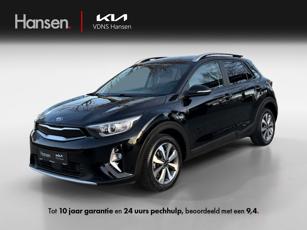 Occasion Kia Stonic zwart SUV Handgeschakeld Benzine Hansen Venray 