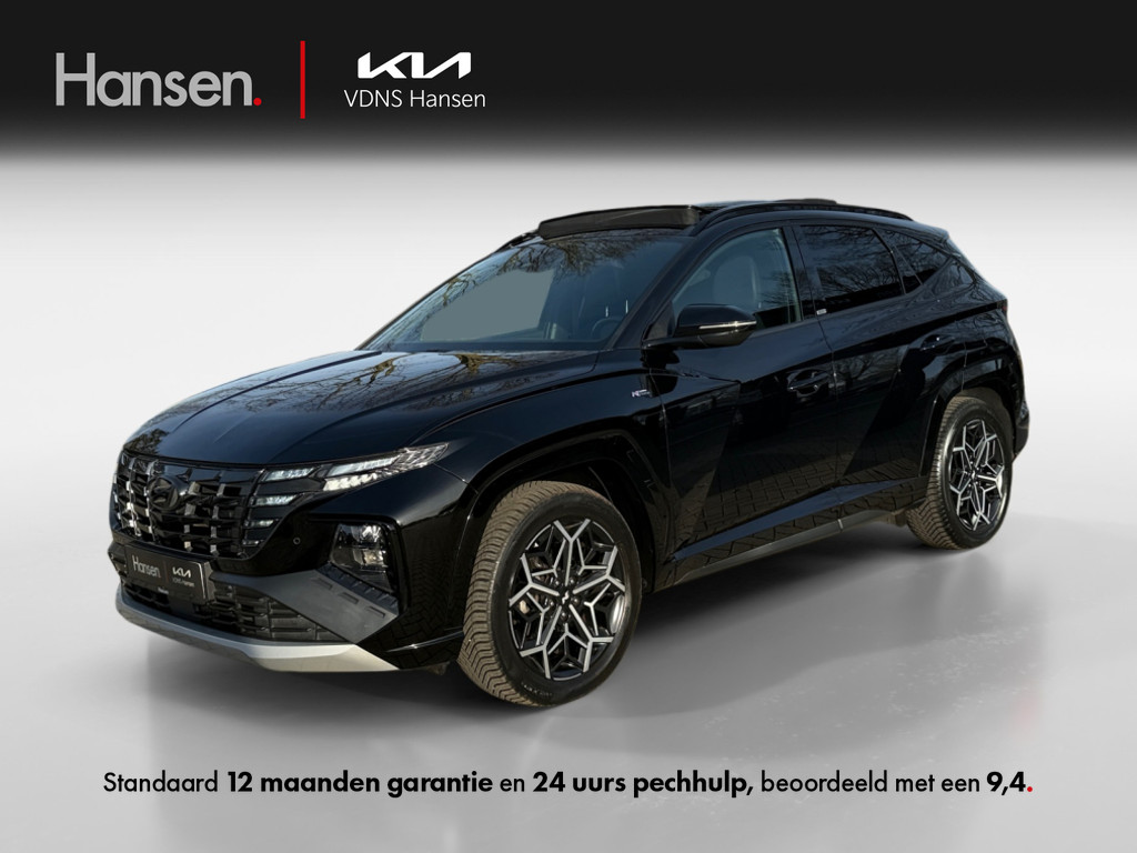 Occasion Hyundai Tucson zwart SUV Automaat Hybride Benzine Hansen Venray 