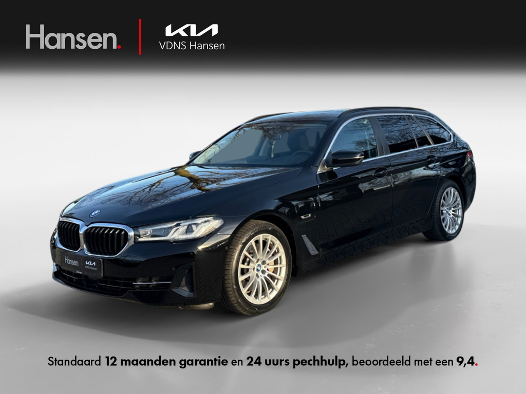 Occasion BMW 5 Serie zwart Stationwagon Automaat Hybride Benzine Hansen Venray 