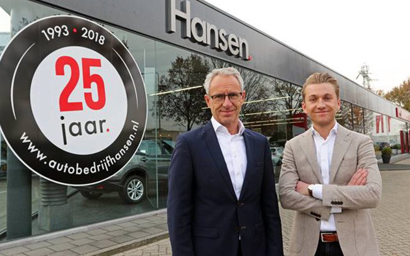 Autobedrijf Hansen 25 jaar