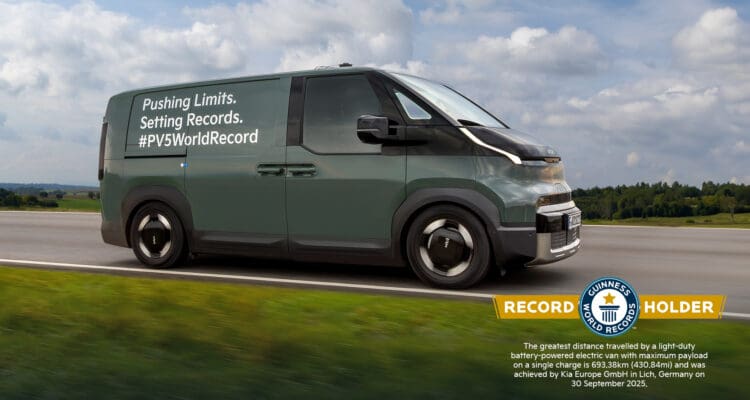 Guinness World Record met de Kia PV5